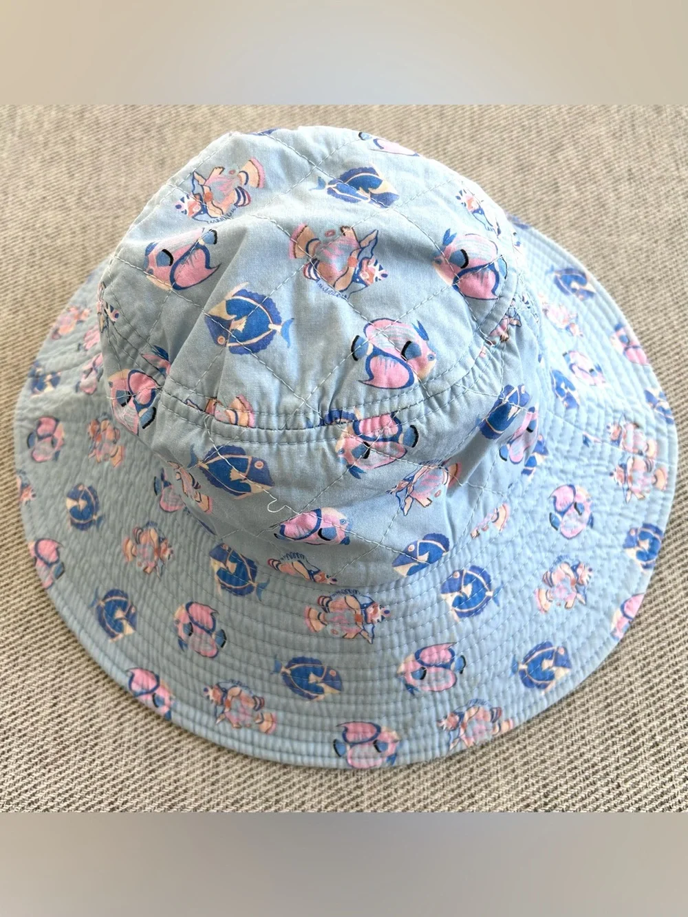 Helmetedt Bucket Hat Fishscape Cotton - Size S/M New With Tag